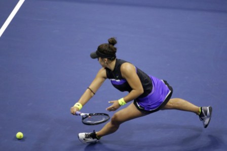 Équipe Canada Bianca Andreescu Tennis US Open 2019 Bianca Andreescu dispute un match de tennis aux Internationaux des États-Unis