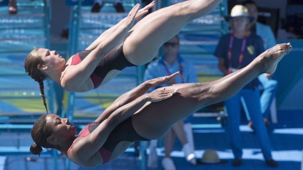 Abel et Citrini-Beaulieu font un plongeon synchronisé.