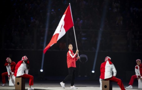 Équipe Canada à la cérémonie d'ouverture de Lima 2019 Équipe Canada à la cérémonie d'ouverture de Lima 2019