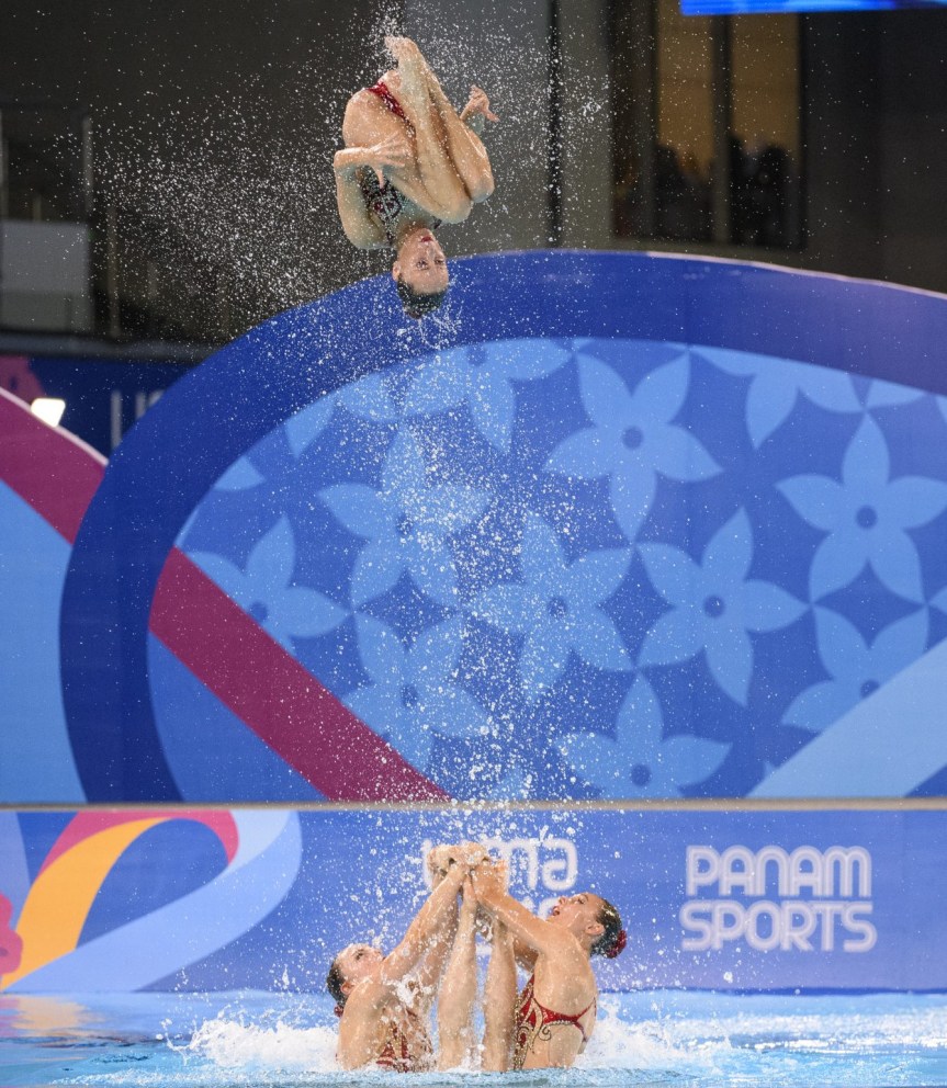 CJM_20190731_112 Équipe Canada lors de l'épreuve en équipe aux Jeux panaméricains de Lima, au Pérou, le 31 juillet 2019. Photo : Christopher Morris/COC