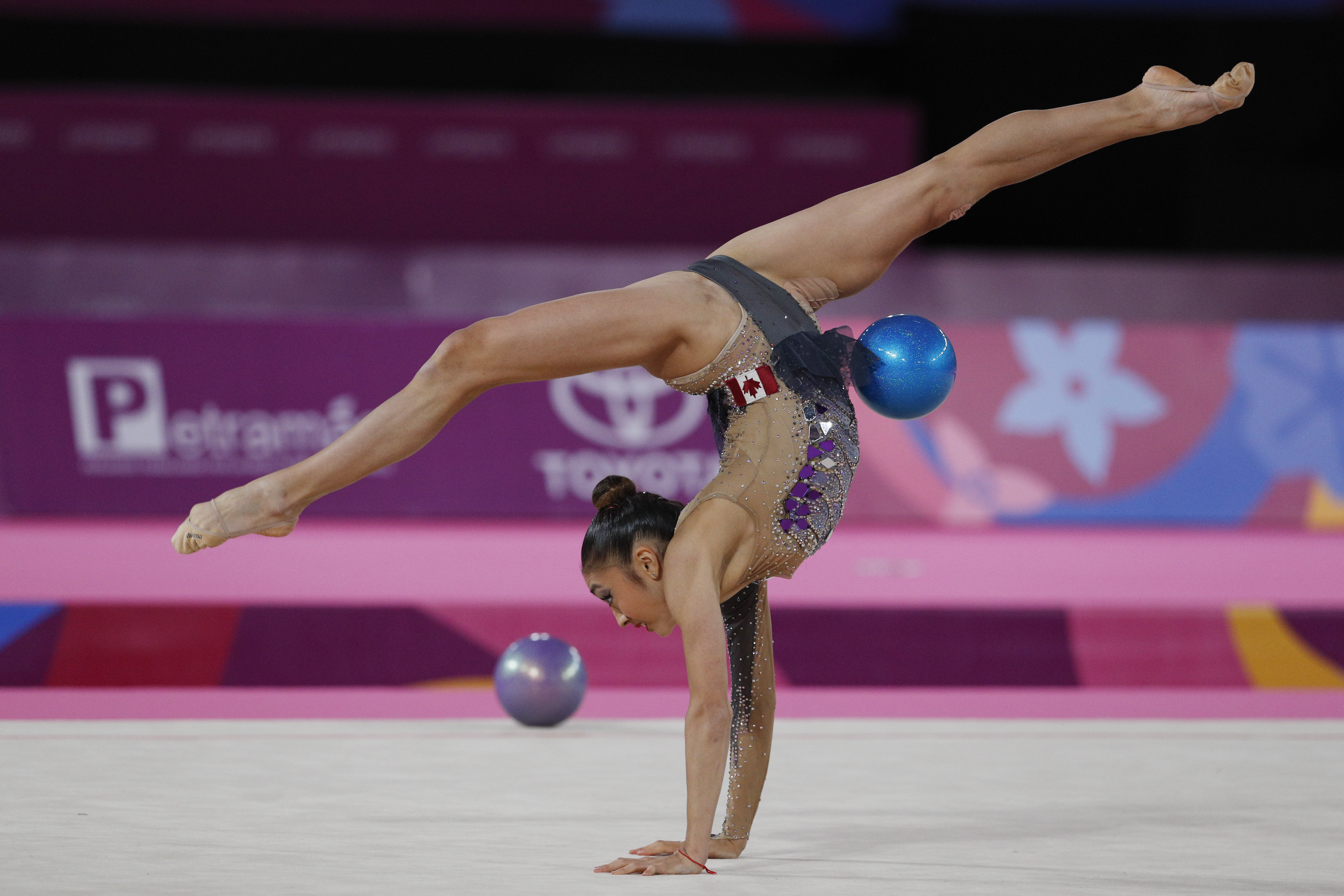 Katherine Uchida au ballon à Lima 2019