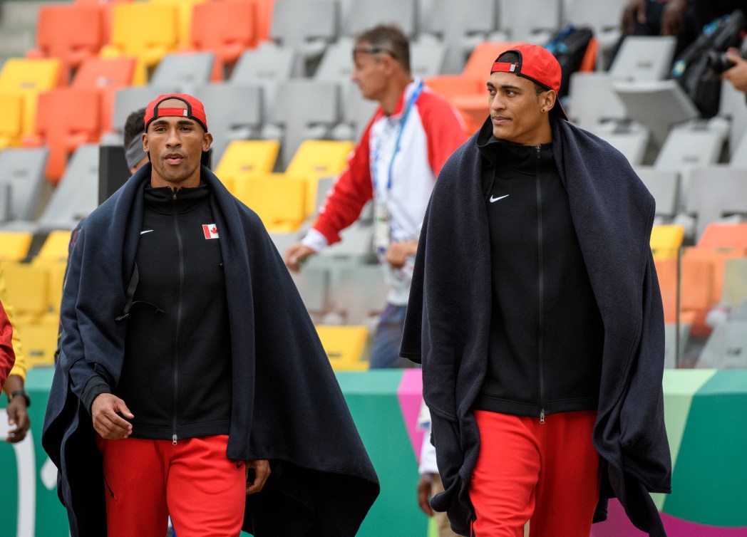 Pierce Lepag et Damian Warner à Lima 2019