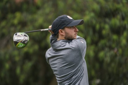 DAJ_20190811_16 Austin Connelly participe à la ronde finale en golf aux Jeux panaméricains de Lima, au Pérou, le 11 août 2019. Photo : David Jackson/COC
