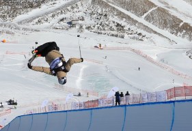 Noah Bowman en action dans la demi-lune