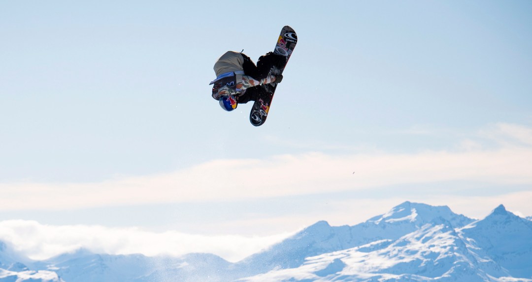 Sébastien Toutant lors d'un saut