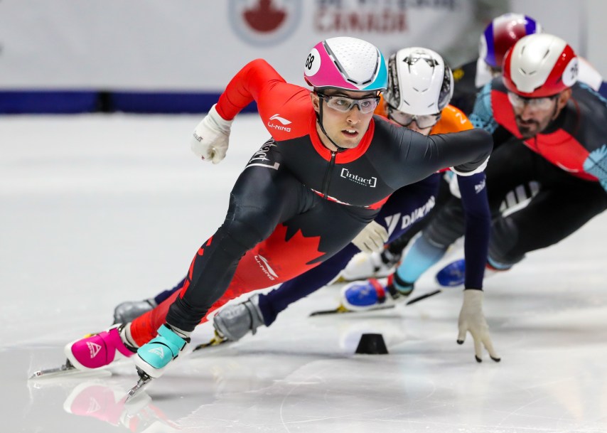 Cédrik Blais en pleine action