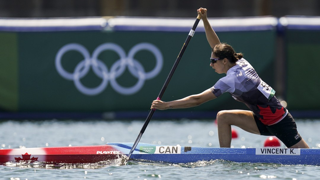 La Canadienne Katie Vincent en C1.