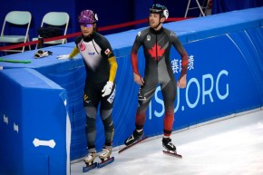 Pascal Dion attendant les résultats de la course