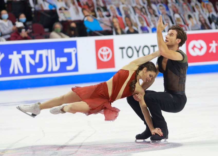 Laurence Fournier Beaudry et Nikolaj Sorensen en pleine action