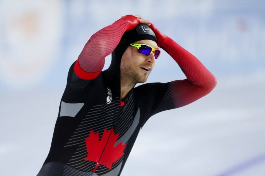 Laurent Dubreuil célèbre une victoire