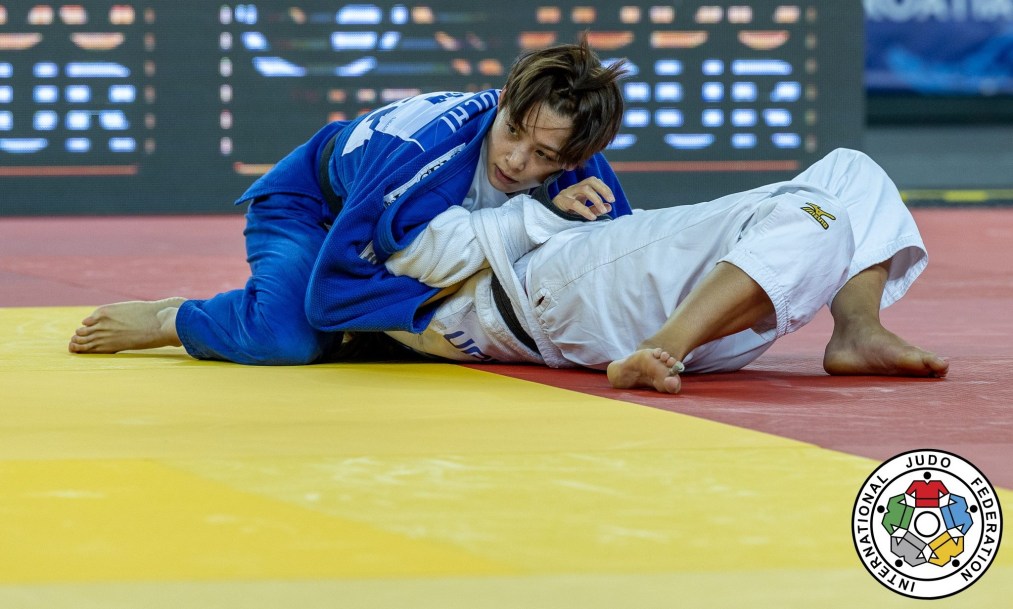 Christa Deguchi en combat.