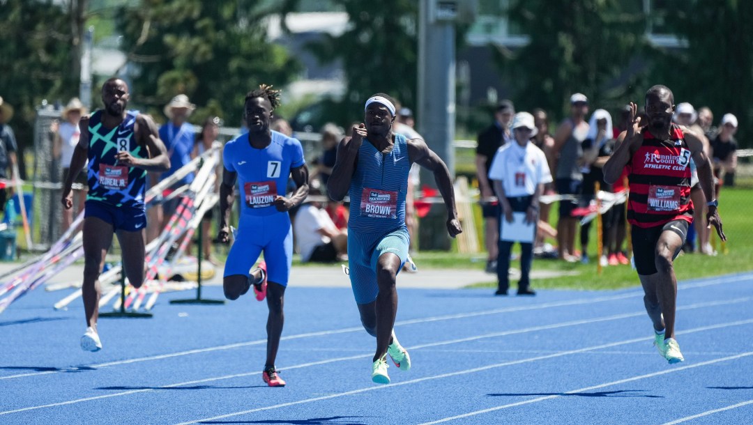 Jeremiah Lauzon en sprint.