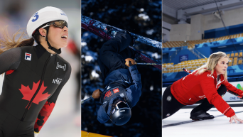 Montage photo de Valérie Maltais, Amy Fraser et Jennifer Jones.