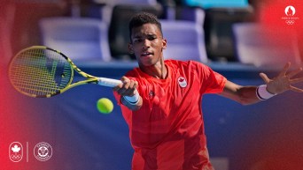 Montage photo avec Félix Auger Aliassime