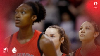 Montage photo de basketball féminin