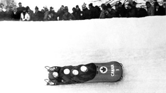 Canada participating in bobsleigh at the 1964 Innsbruck Winter Olympic Games