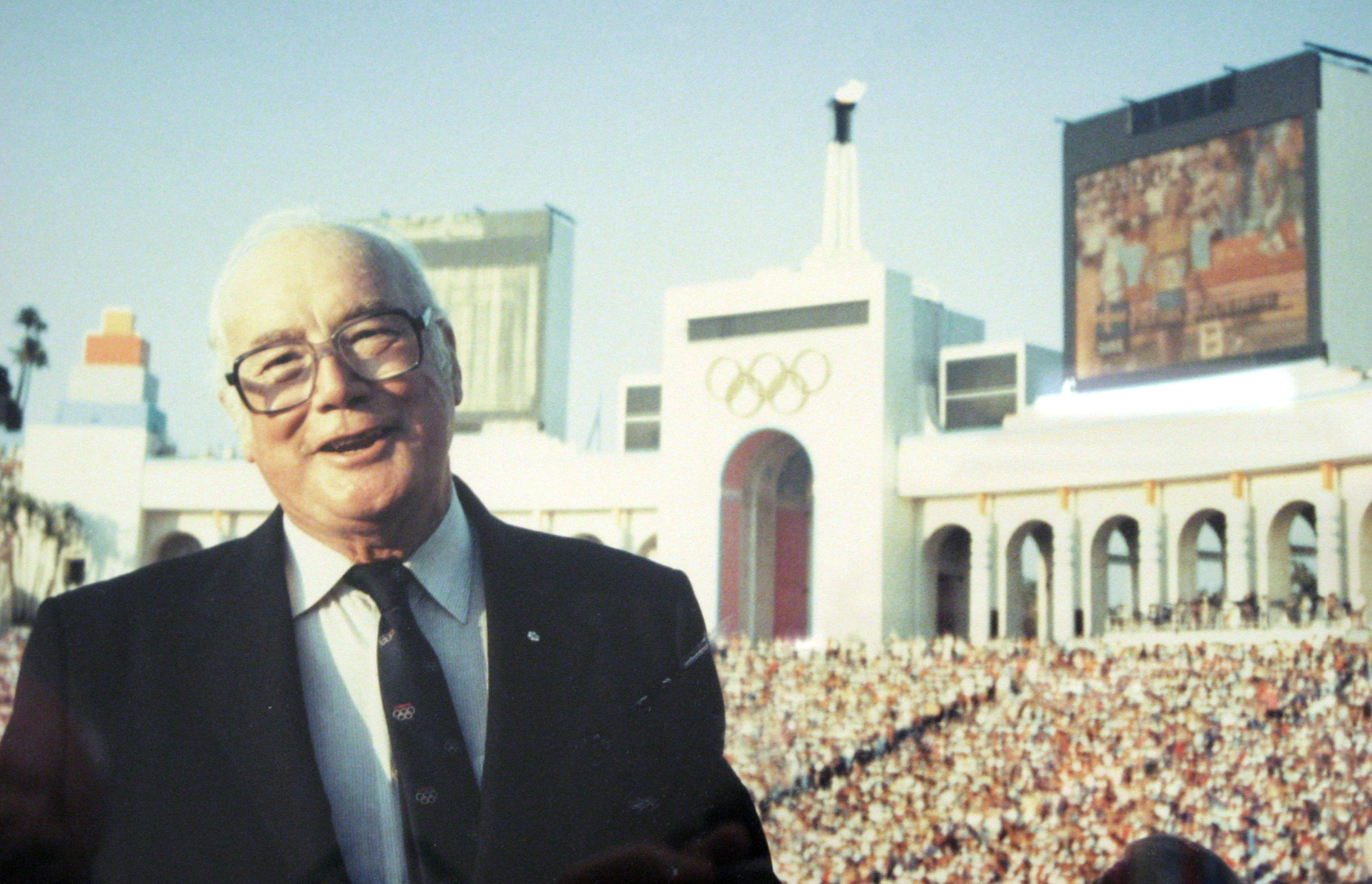 James Worrall at the LA Coliseum 