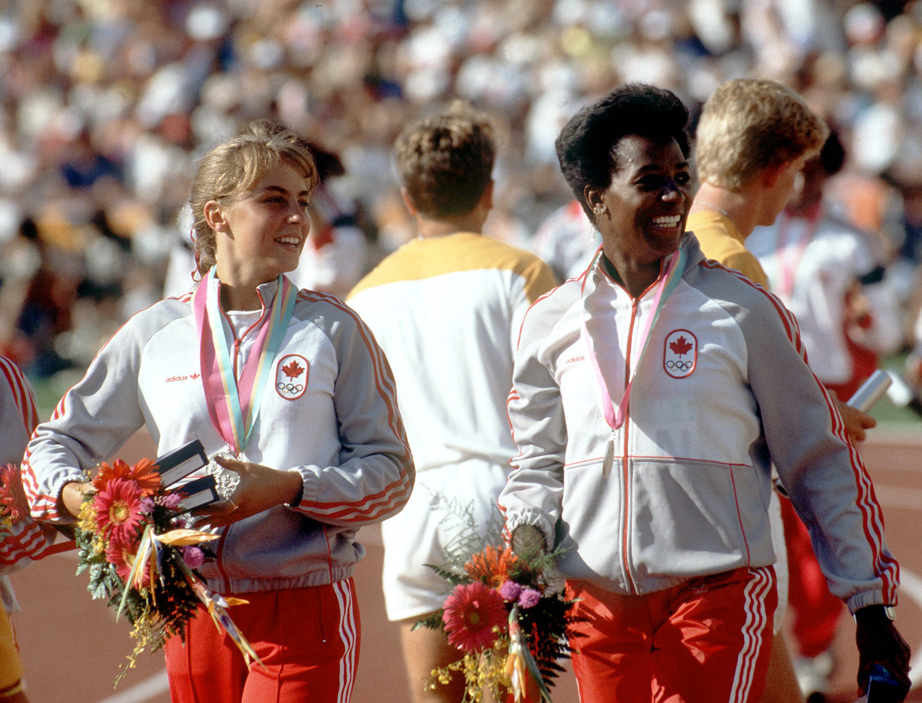 France Gareau and Angella Taylor