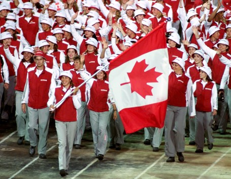 Canada walks into Sydney 2000 Opening Ceremony