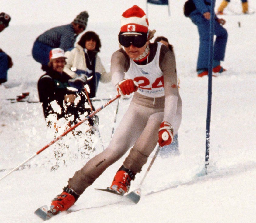 Kreiner, Kathy Canada's Kathy Kreiner competes in alpine skiing at the Lake Placid Olympic Winter Games. (CP PHOTO/ COC)