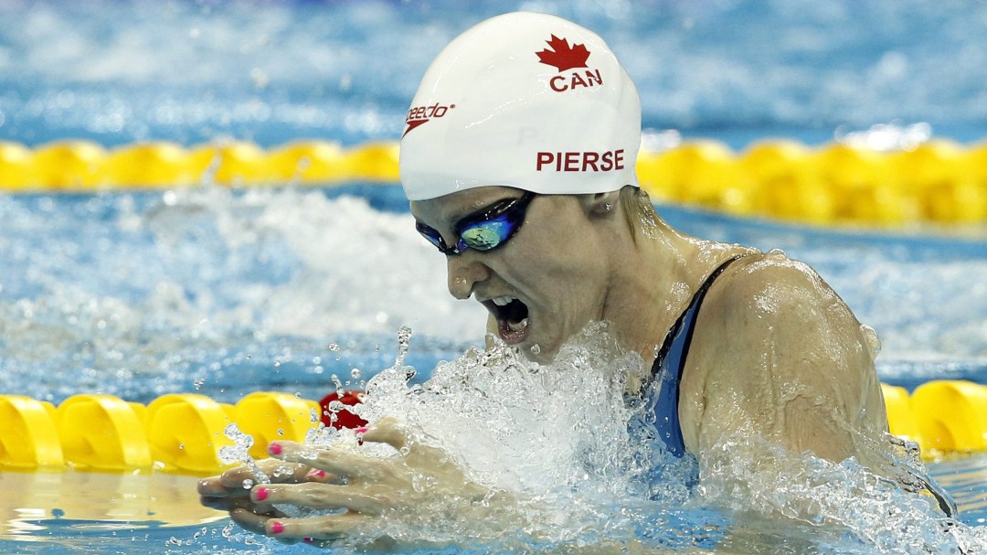 Annamay Pierse competes at the 2011 FINA World Championships