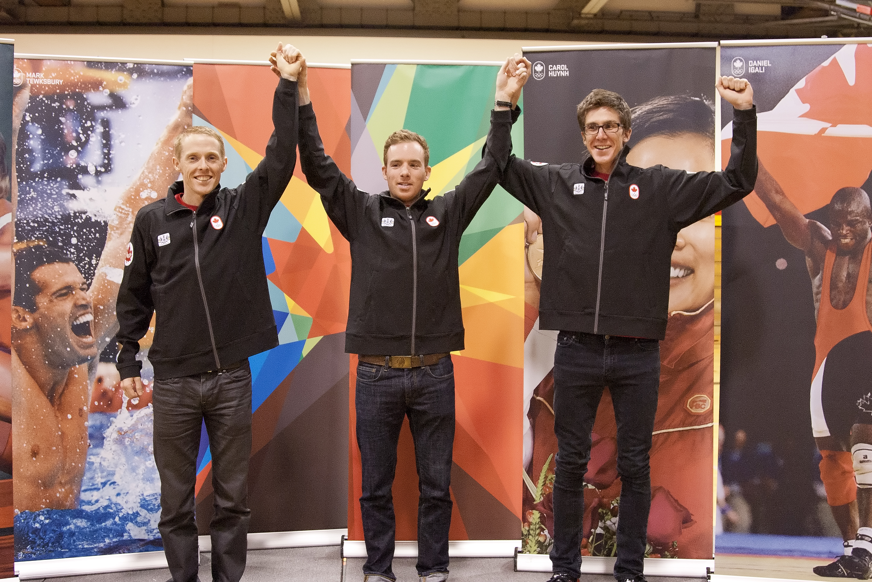 Eric Gillis, Reid Coolsaet, Dylan Wykes