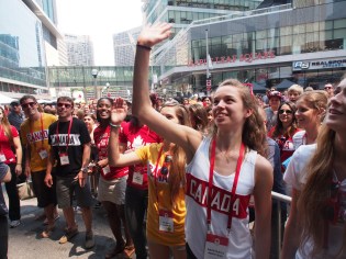 Canadian Olympic Team Block Party Canadian Olympic Team Block Party