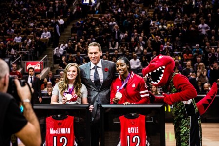 Rosie MacLennan, Bryan Colangelo & Robyn Gayle COC photo: Winston Chow