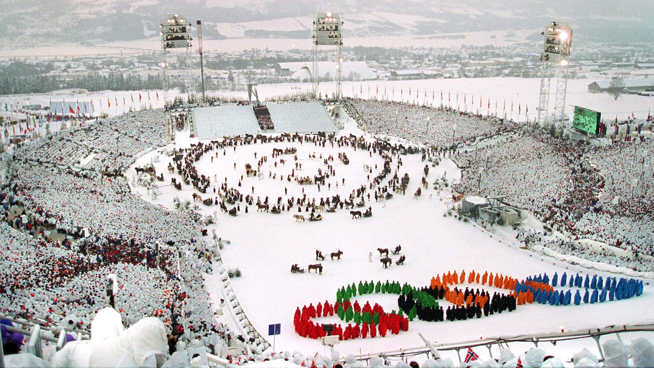 Opening ceremonies, Lillehammer 1994.