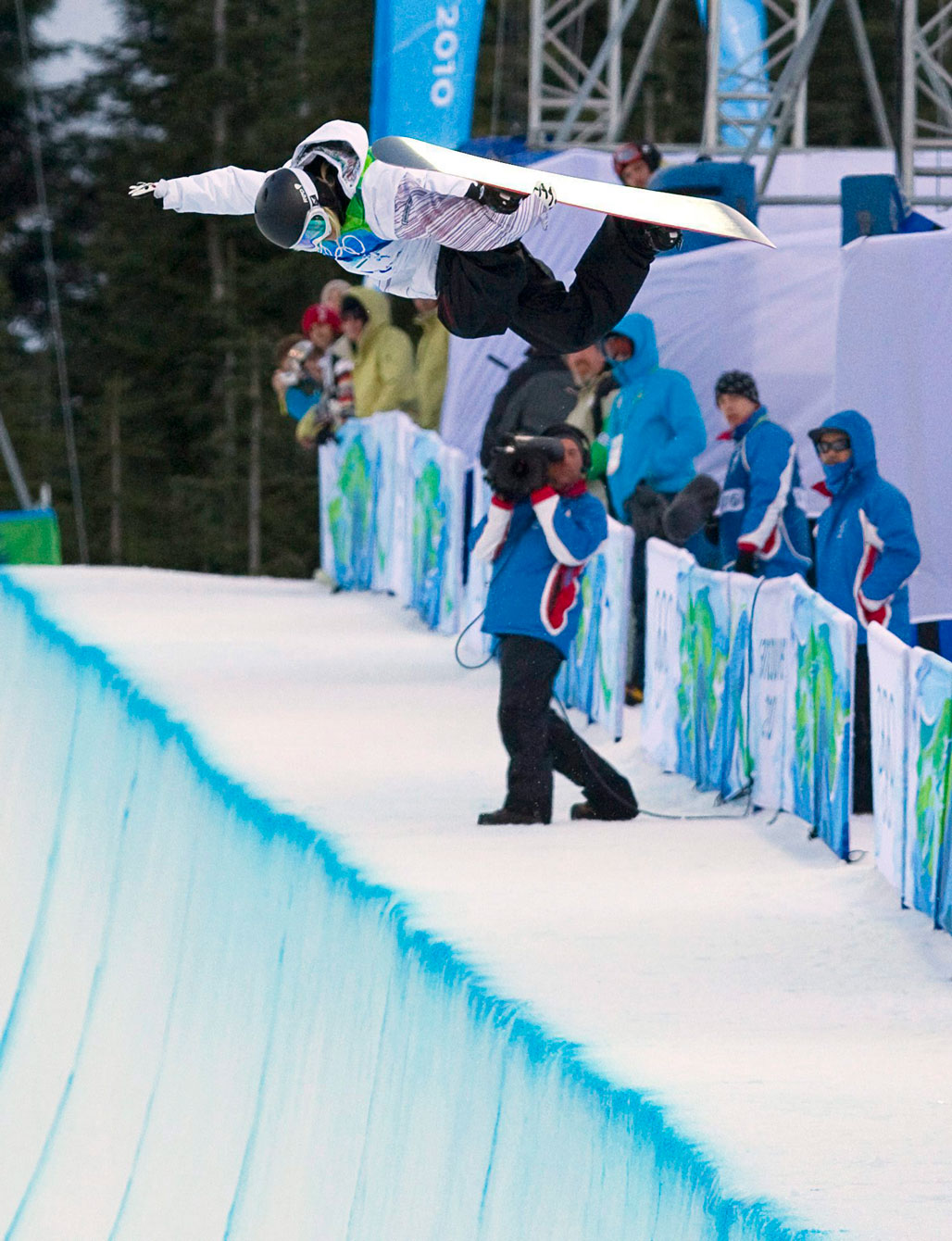 Mercedes Nichol is seen during qualification at Vancouver 2010