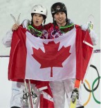 Kingsbury and Bilodeau on the podium