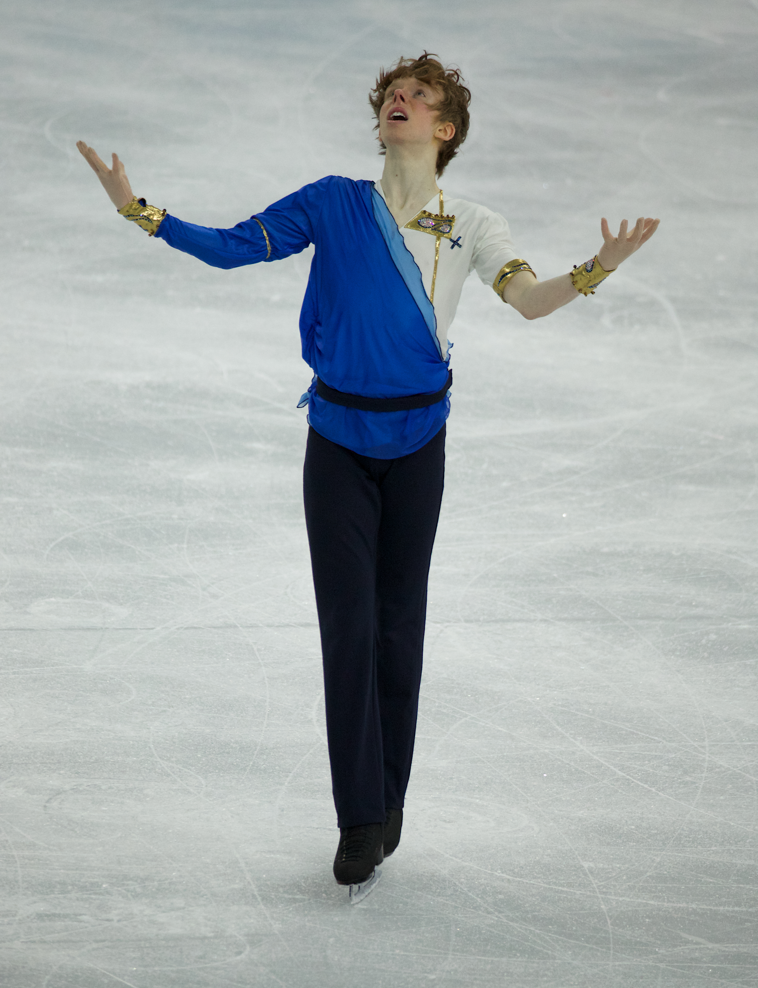 Kevin Reynolds competing in Figure Skating - Mens Long Program