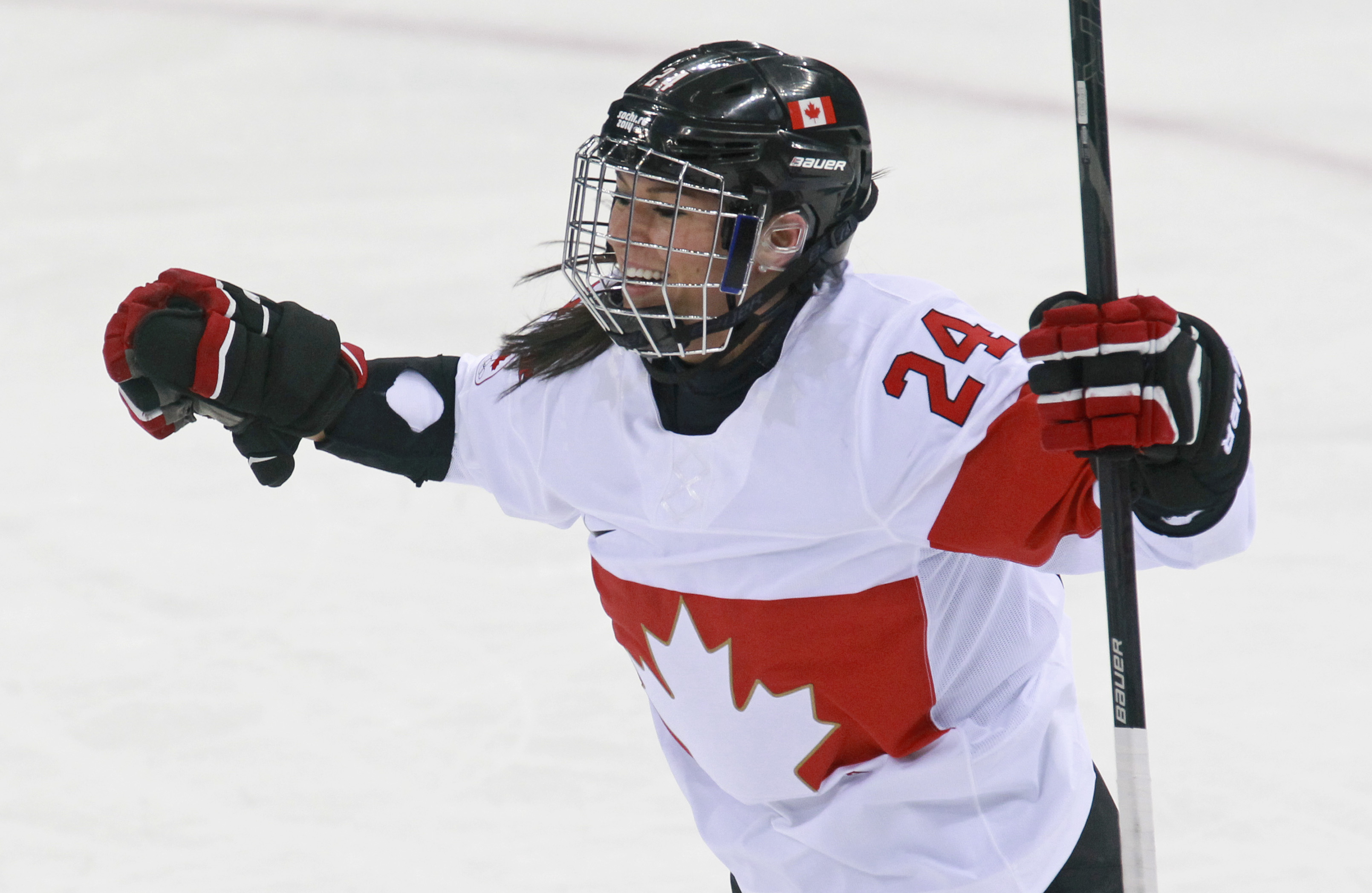 Canada's women's hockey team plays Switzerland