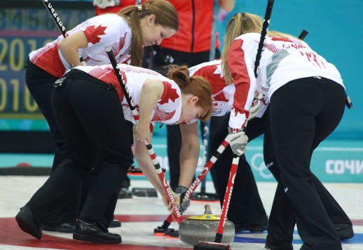Canada vs Sweden gold medal curling match