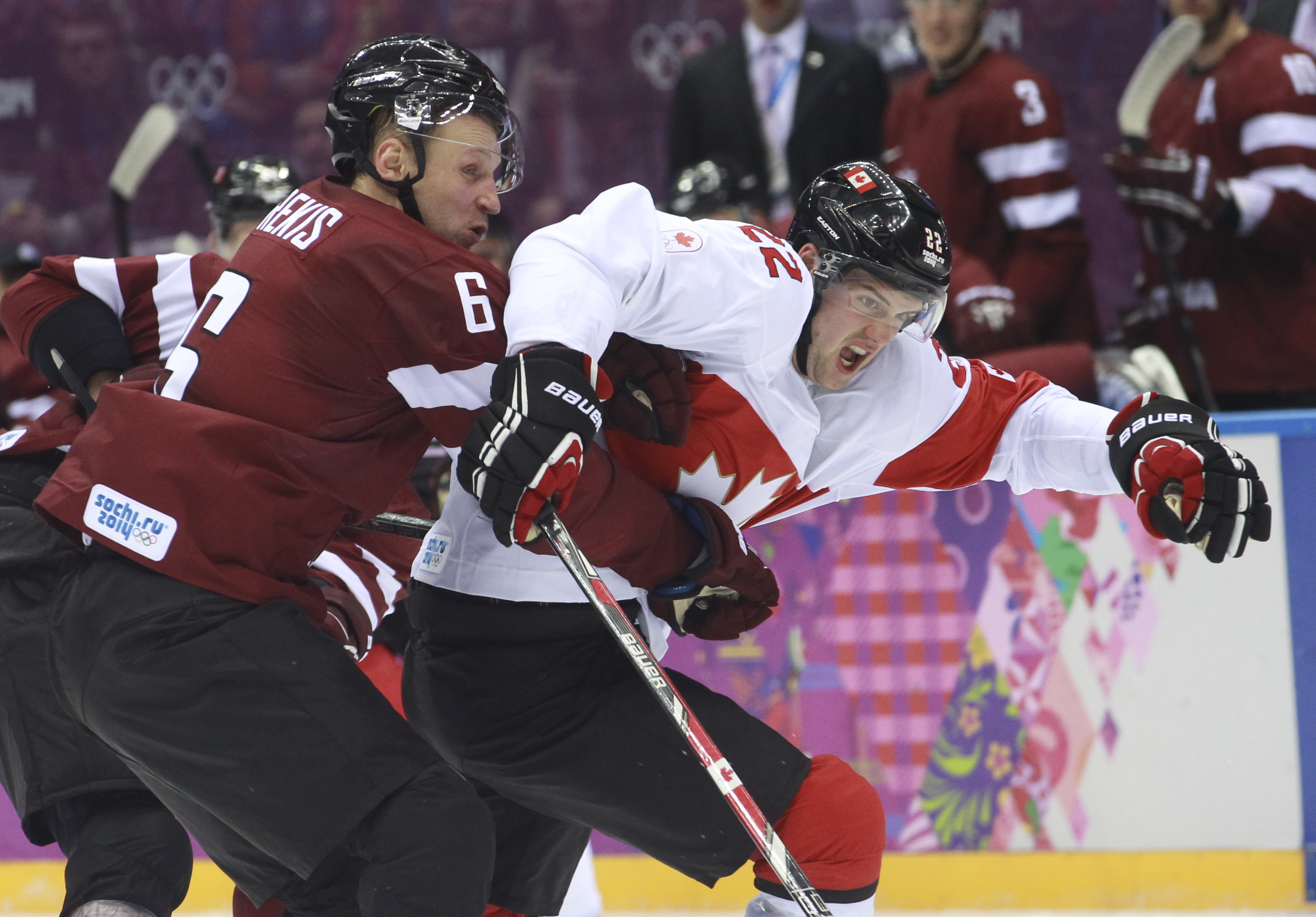 Canada vs Latvia men's hockey