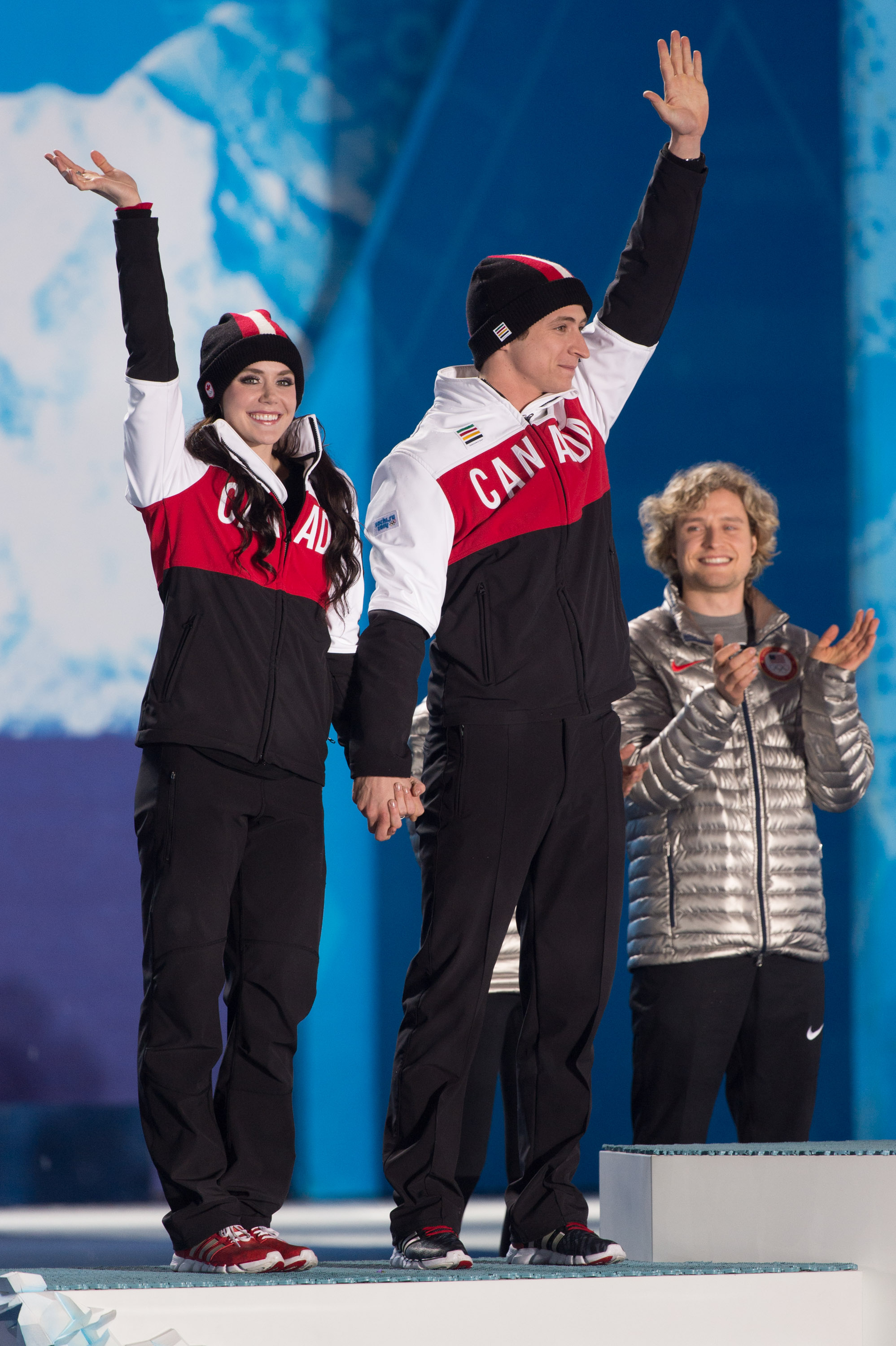 Tessa and Scott on the podium