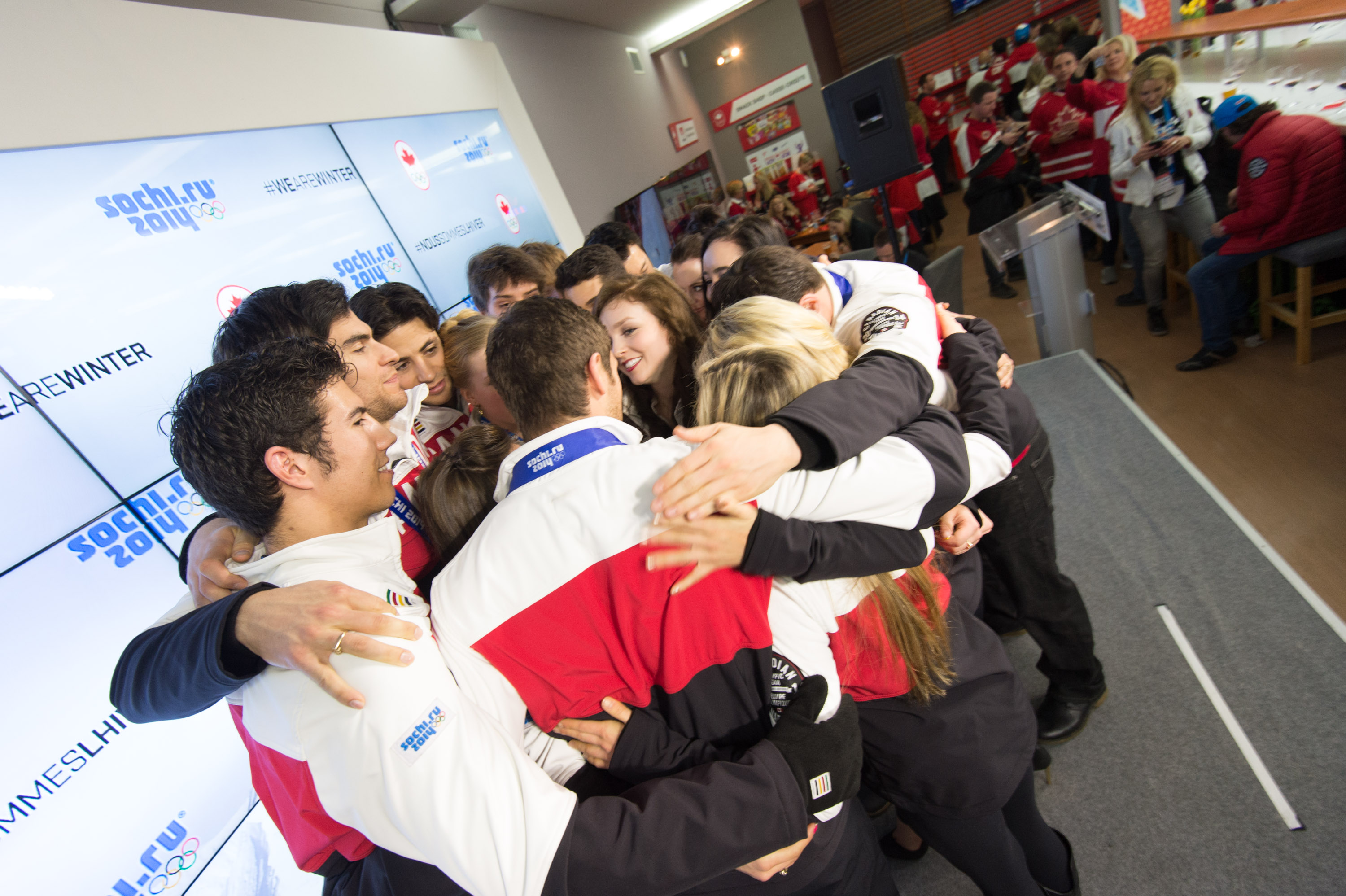 Team Figure Skating - Medal Celebration
