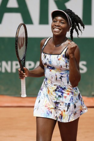 Venus Williams, 2014 French Open. Photo: Getty