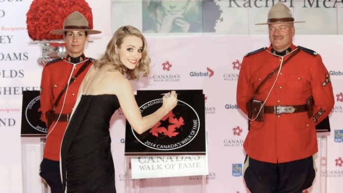 Rachel McAdams Rachel McAdams has starred in films such as The Notebook, Sherlock Holmes and About Time. Photo: canadaswalkoffame.com