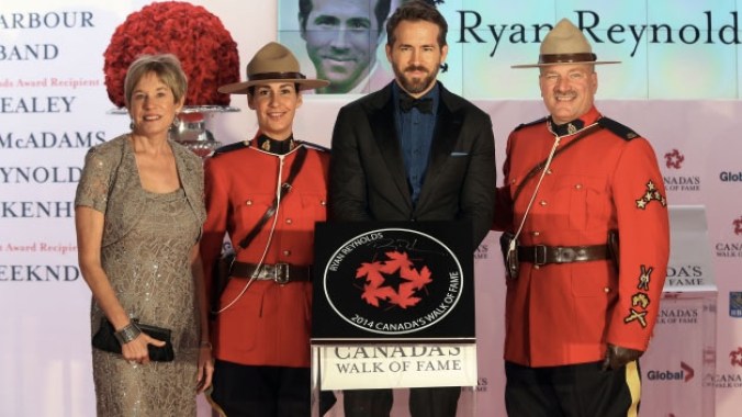 Ryan Reynolds' film career saw a breakthrough in 2002 with National Lampoon's Van Wilder. Since then he has enjoyed mega box office success with films such as Green Lantern. Photo: canadaswalkoffame.com