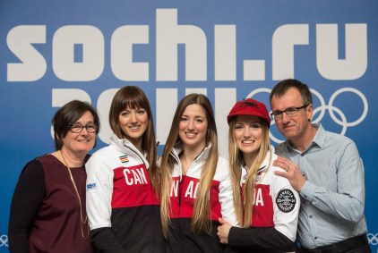 The Dufour-Lapointe family in Sochi