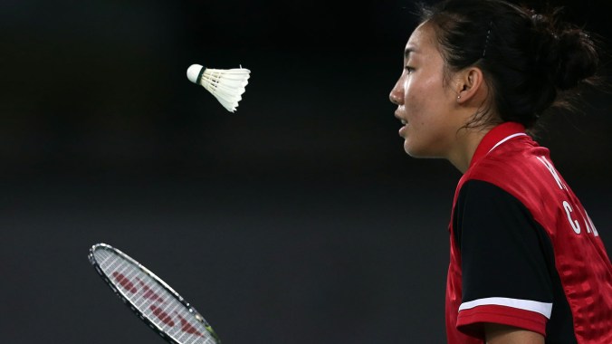 London 2012 Olympian Michelle Li bagged a badminton gold in Glasgow.