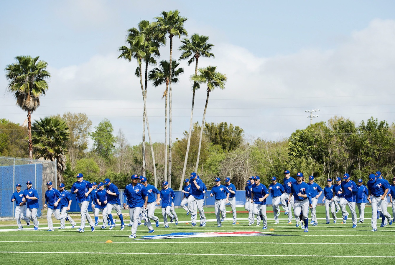 2015 Toronto Blue Jays spring training. (Photo: Canadian Press)