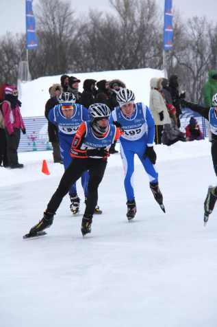 The second step: speed skating
