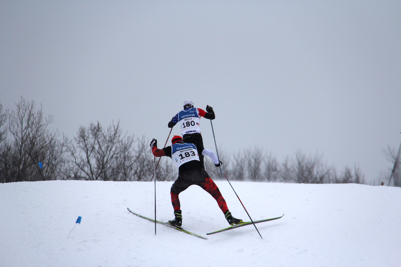 The third and last step: cross-country skiing