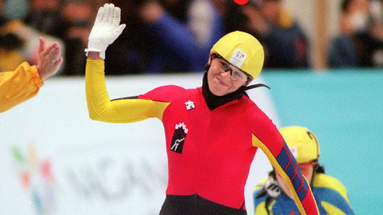 Isabelle Charest at Nagano 1998.