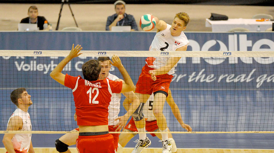 Canada v. Mexico at the NORCECA Champions Cup on May 22, 2015 (Photo: FIVB.org).