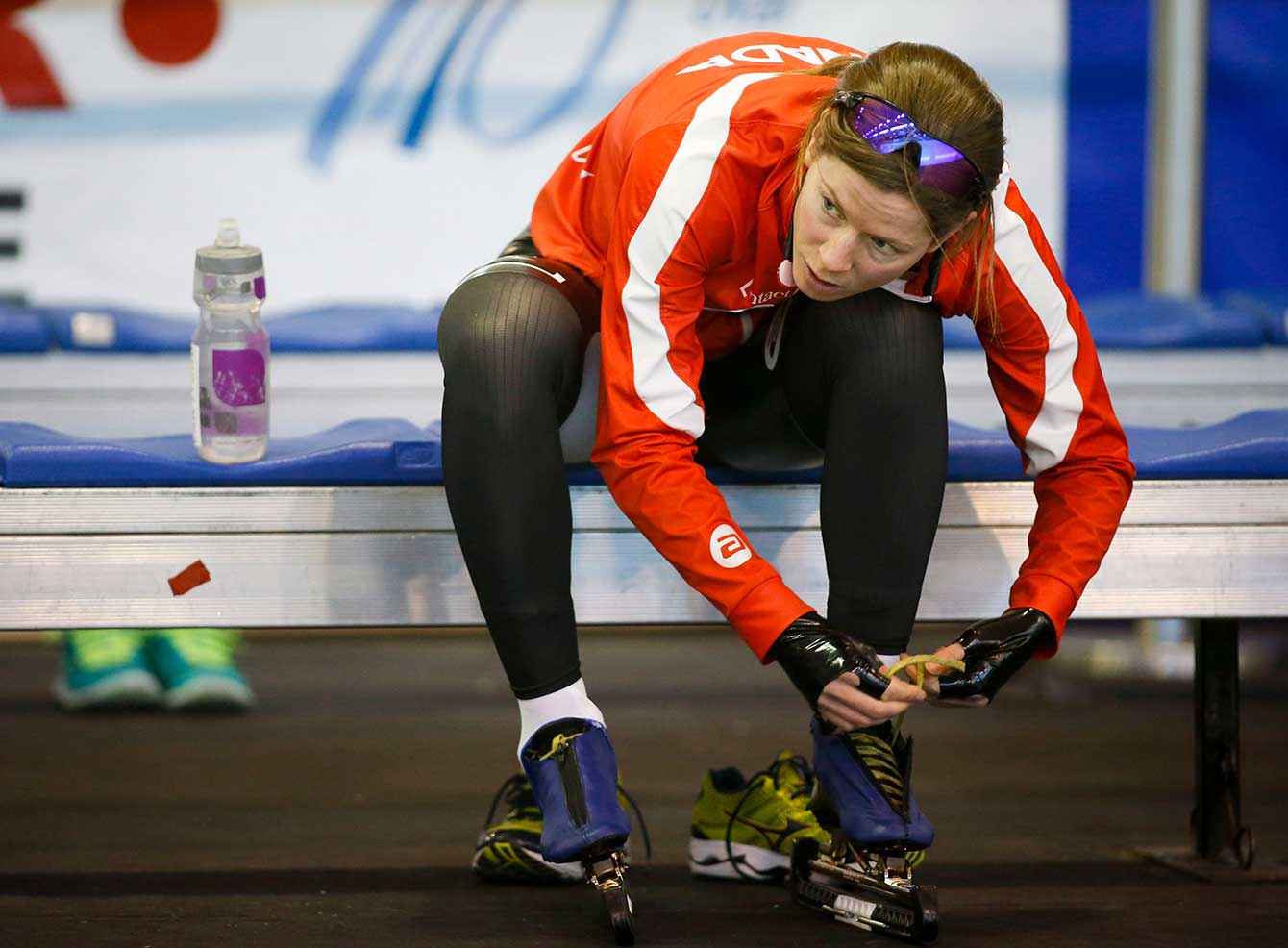 Nesbitt at World Cup team trials in Calgary, October 17, 2013