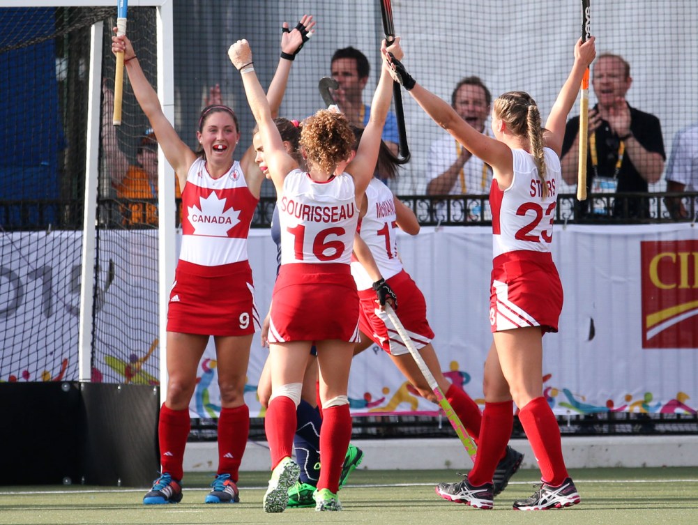 The women's field hockey team defeated Chile 1-0 to win TO2015 bronze on July 24.