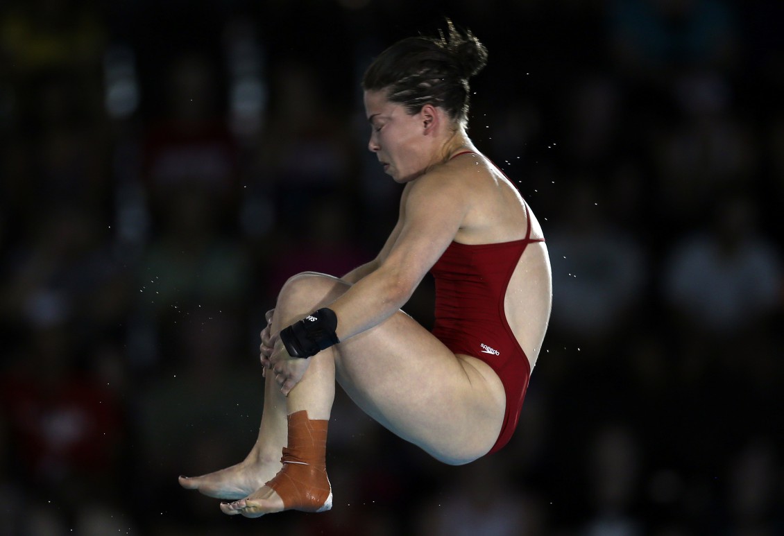 Roseline Filion competing